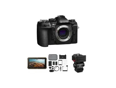 Olympus OM SYSTEM OM-1 Mark II Mirrorless Camera with Recording Monitor and Accessory Kit