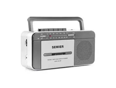 SEMIER Retro Cassette Player Recorder Boombox
