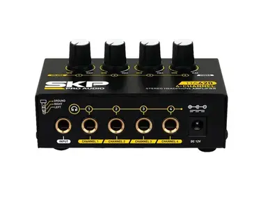 SKP Pro Audio HA420 4-Channel Stereo Headphones Amplifier