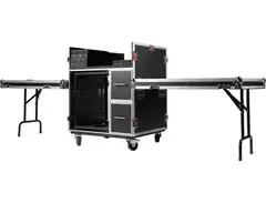 Gator GTOUR-MIXER-12U-2D2T Mixer Flight Case with Fold-out Table