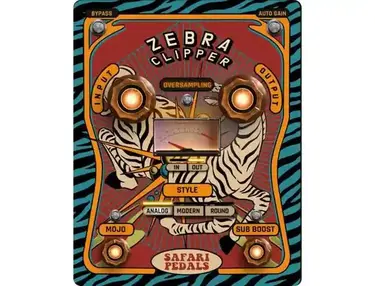 Safari Pedals Zebra Clipper