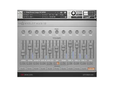 Wavelet Audio Hard Drums Library