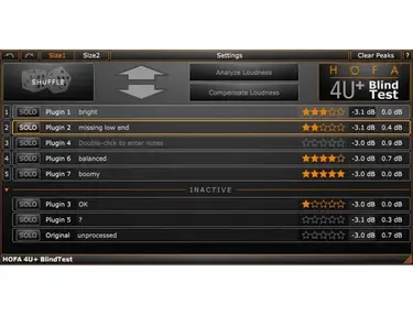 HOFA-Plugins 4U+ BlindTest