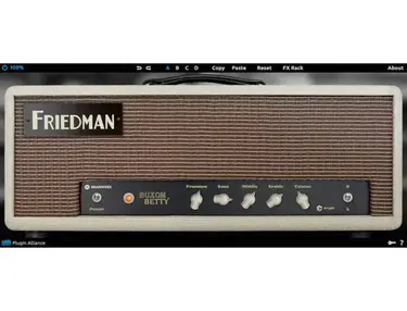 Brainworx (Plugin Alliance) Friedman Buxom Betty Amplifier Plug-in