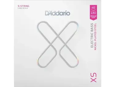 D'Addario XSB45130 XS Nickel 5-string Electric Bass Guitar Strings
