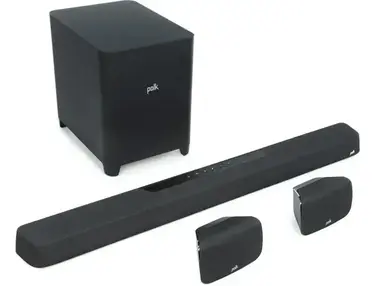 Polk Audio MagniFi Max AX SR Dolby Atmos Soundbar System with Wireless Subwoofer and Surround Speakers
