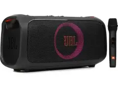JBL PartyBox On-the-Go Essential Portable Bluetooth Speaker with Lighting Effects