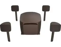 Klipsch Courtyard 4.1 Landscape Speaker System main image
