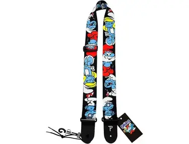 Perri's The Smurfs Polyester Guitar Strap 2 in.