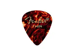 Fender Shape 351 Thin Classic Shell Celluloid Pick