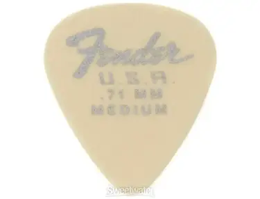 Fender Dura-Tone Delrin .71 mm Medium Guitar pick