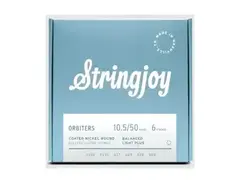 Stringjoy 10.5-50 Balanced Light Plus Gauge Orbiters - Coated Nickel Electric Guitar Strings