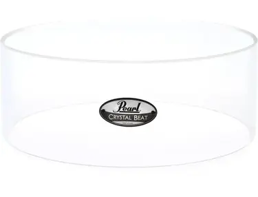 Pearl Crystal Beat Free Floating Snare Drum Shell - 6.5 x 14-inch - Ultra Clear