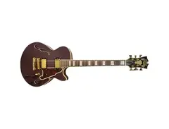 D'Angelico DLX Purple Hollow Body Electric Guitar