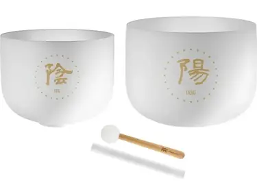 Meinl Sonic Energy 2-piece Yin & Yang TCM Crystal Singing Bowl Set