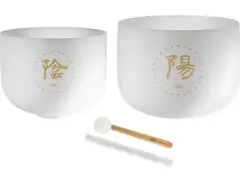 Meinl Sonic Energy 2-piece Yin & Yang TCM Crystal Singing Bowl Set