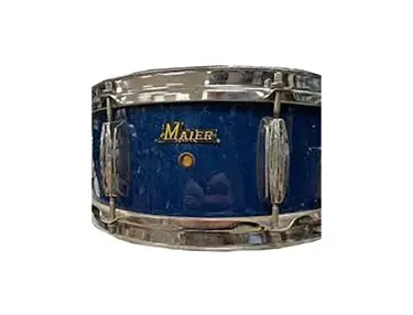 Maier Drums Blue Sparkle Japanese 14x5.5" Mahogany Snare