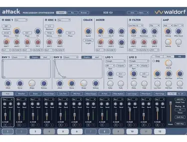Waldorf Attack 3 Percussion Synthesizer Plugin
