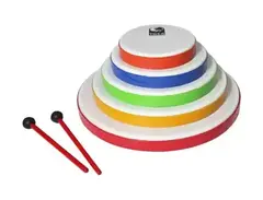 Toca Percussion Color Rounds Frame Drum Set