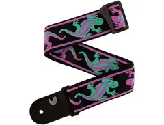 D'Addario Vintage Planet Waves Lizards Guitar Strap Purple main image