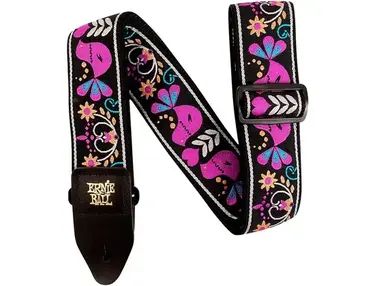 Ernie Ball Purple Bird Lupin Jacquard Strap