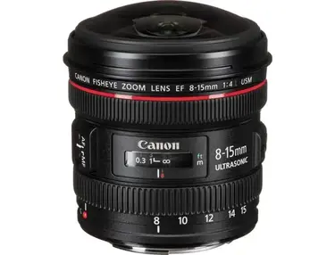 Canon EF 8-15mm f/4L Fisheye USM Lens