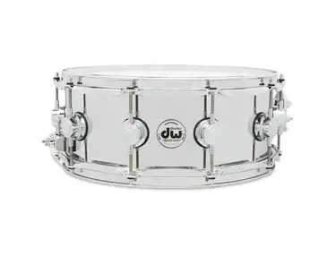 DW Collectors Series Chrome-over-Steel 5.5"x14" Snare Drum