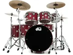 DW Collector's Series Lacquer Custom Purpleheart 7-piece Wood Drum Kit