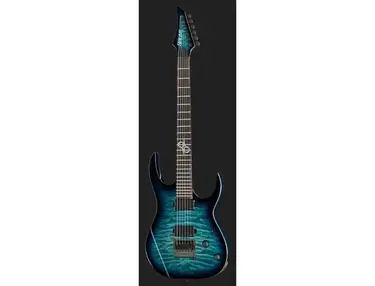 Solar Guitars S1.6AQOB Quilted Ocean Blue Br