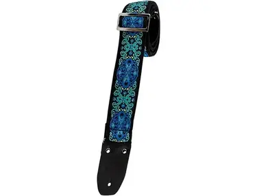Henry Heller Jacquard Series Guitar Strap Green