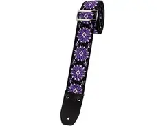 Henry Heller Jacquard Series Guitar Strap Purple main image