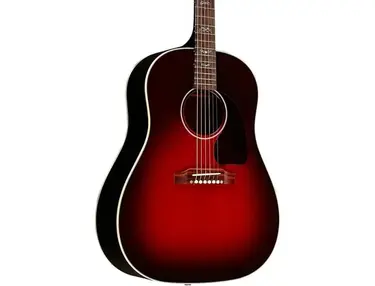 Gibson J-45 Standard Bats Limited-Edition Acoustic-Electric Guitar Blood Red Burst