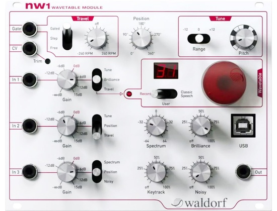 Waldorf NW1 Wavetable Module - ranked #122 in Modular Synthesizers ...