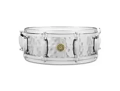 Gretsch USA 14" x 5" Hammered Chrome over Brass Snare Drum