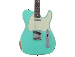 Fender Custom Shop '64 Telecaster Relic Electric Guitar - Aged Sea Foam Green main image