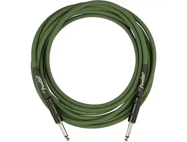 Fender Joe Strummer 13' Straight to Straight Instrument Cable 13 ft. Drab Green