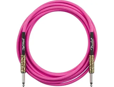 Fender Strummer Pro 13' Pink Leopard Signature Joe Strummer Cable 4m