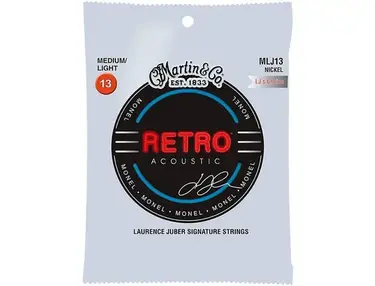 Martin MLJ13 Retro Medium/Light Guitar Strings (LJ's Choice) - 6 Strings