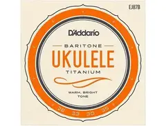 D'Addario EJ87B Titanium Baritone Ukulele Strings main image
