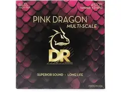 DR Strings Pink Dragon Electric Bass Guitar Strings main image