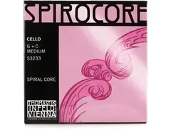Thomastik-Infeld S3233 Spirocore Cello G & C String Set - 4/4 Size Tungsten Wound