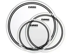 Evans EC2S Clear 3-piece Tom Pack - 10/12/16 inch