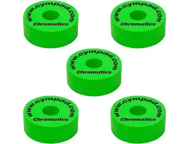 Cympad Chromatics Foam Cymbal Washer 5-Piece Crash Set Green