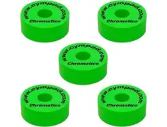 Cympad Chromatics Foam Cymbal Washer 5-Piece Crash Set Green