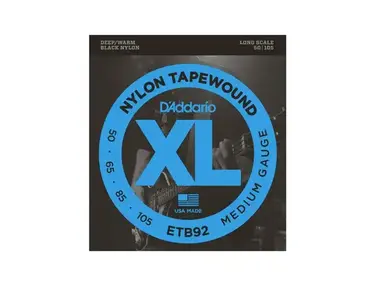 D'Addario ETB92 Tapewound Bass, Medium, 50-105, Long Scale