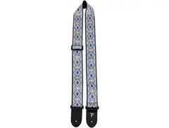 Perri's Jacquard Guitar Strap Royal Silver 2 in. main image