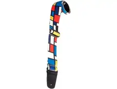 Henry Heller Nylon Series Artist Sublimation Mondrian Guitar Strap main image