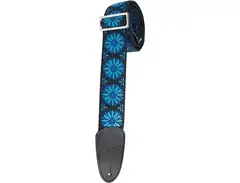 Henry Heller Jacquard Deluxe Series Guitar Strap Blue main image