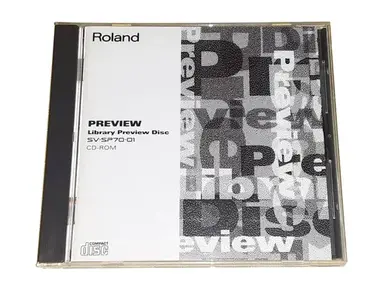 Roland - Library Preview Disc - SV-SV70-01