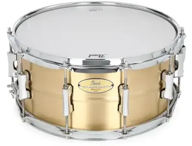 Pearl Primal Collective Snare Drum - 6.5 inches x 14 inches, Brushed Brass